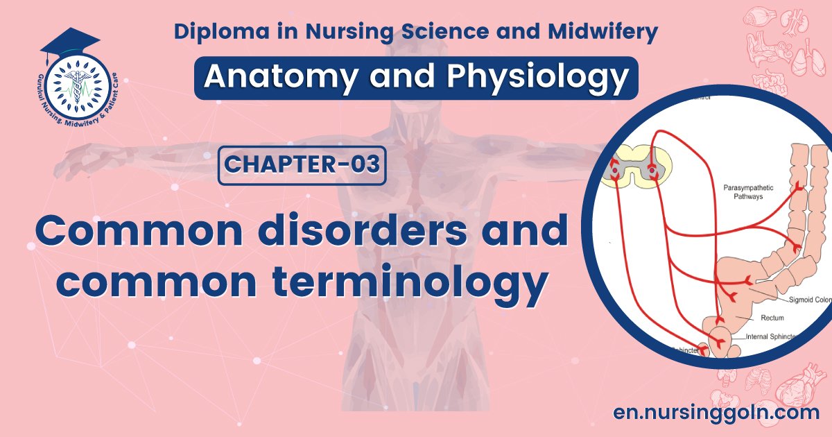 Common disorders and common terminology | CHAPTER 3 | Anatomy and Physiology