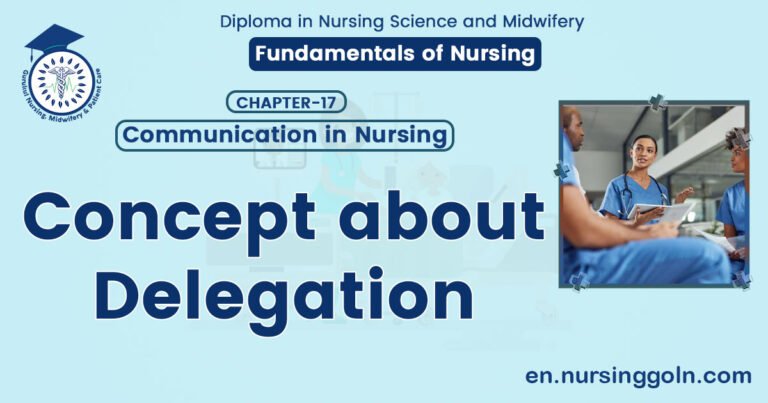 Concept about Delegation | CHAPTER 17 | Fundamentals of Nursing