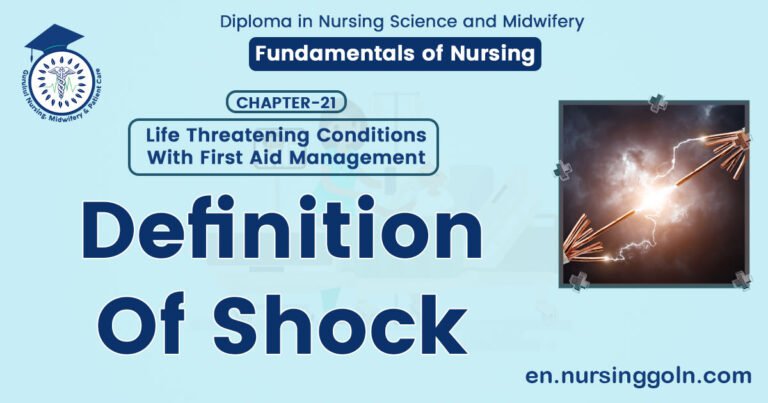 Definition Of Shock | CHAPTER 21 | Fundamentals of Nursing