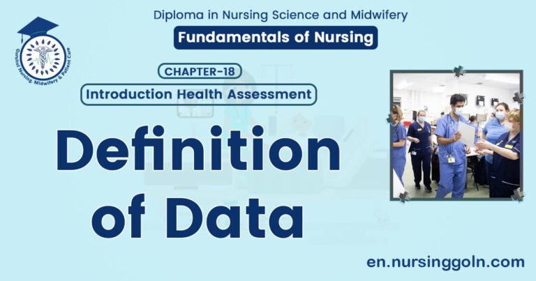 Definition of Data | CHAPTER 18 | Fundamentals of Nursing