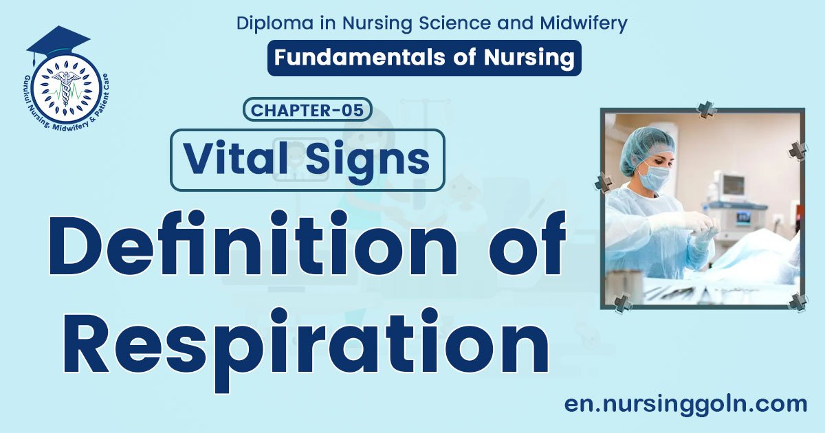 Definition of Respiration | CHAPTER 5 | Fundamentals of Nursing