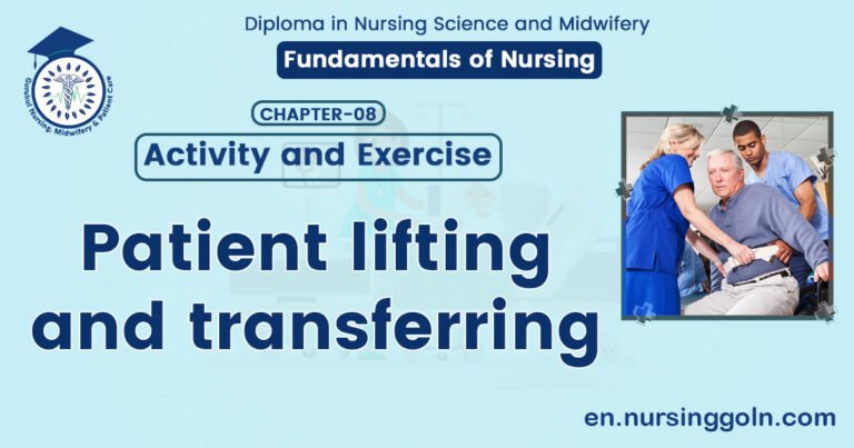 Patient lifting and transferring | CHAPTER 8 | Fundamentals of Nursing