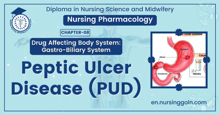 Concept of Peptic Ulcer Disease (PUD) | CHAPTER-8 | Pharmacology