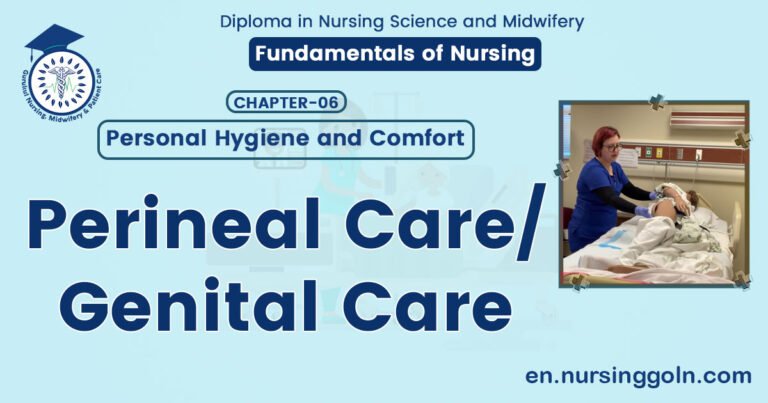 Perineal Care/ Genital Care | CHAPTER 6 | Fundamentals of Nursing