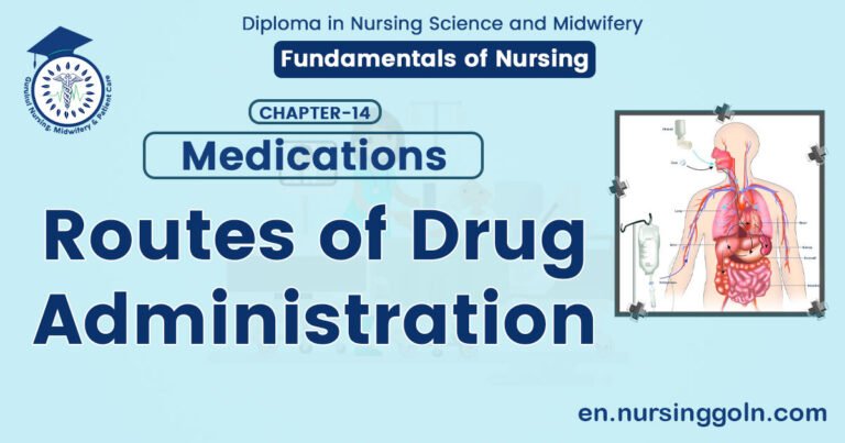 Routes of Drug Administration | CHAPTER 14 | Fundamentals of Nursing