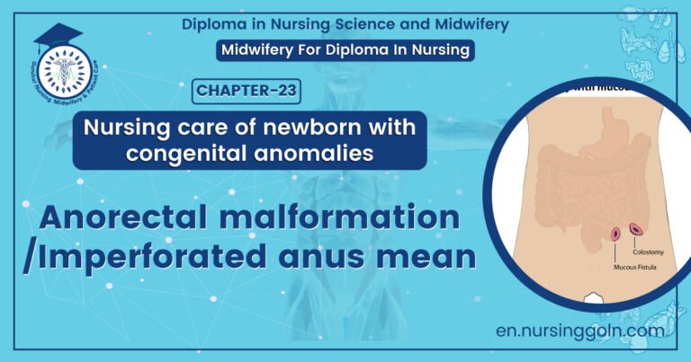 Anorectal malformation/Imperforated anus mean