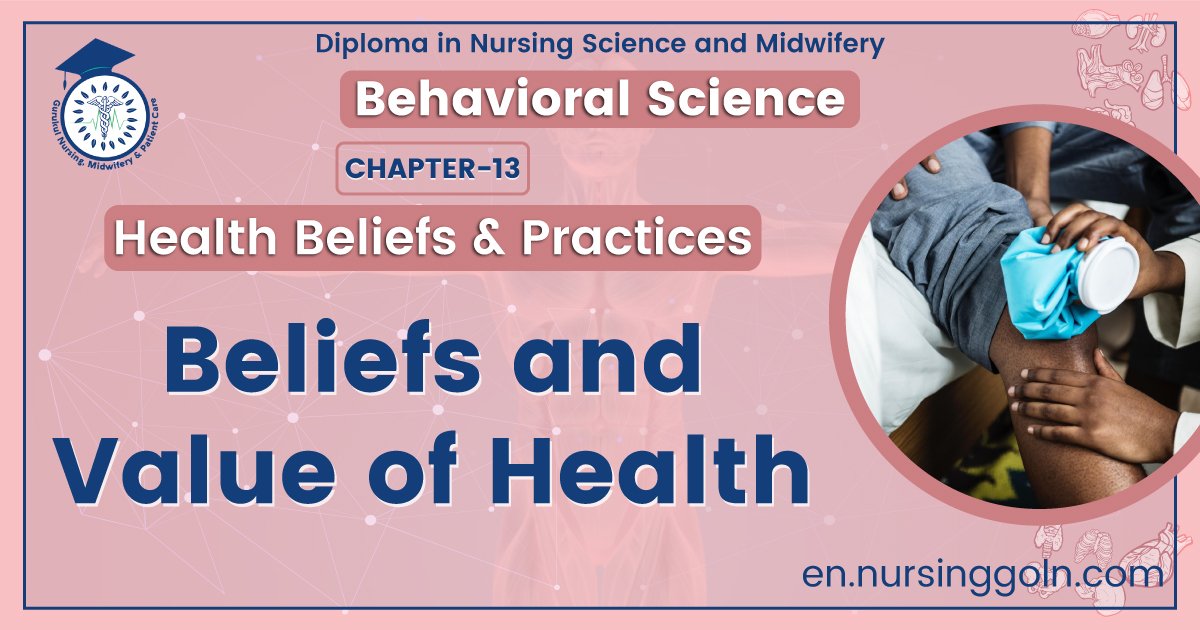 Beliefs and value of health