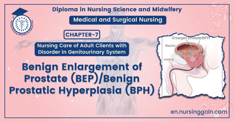 Benign Enlargement of Prostate (BEP)/(BPH) | Chapter 7 | Medical And Surgical Nursing