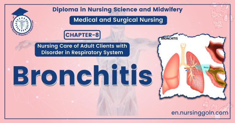 Definition of Bronchitis | CHAPTER-8 | Medical and Surgical Nursing