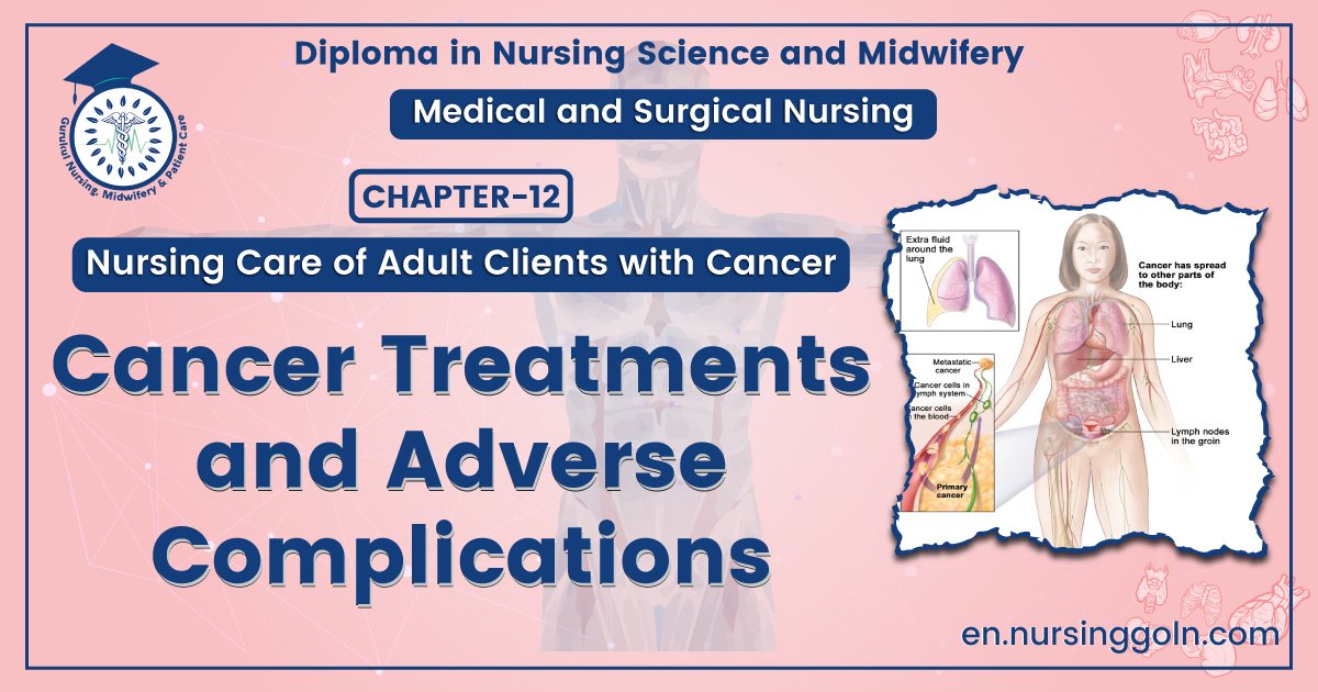 Cancer treatments and adverse complications | CHAPTER-12 | Medical and Surgical Nursing