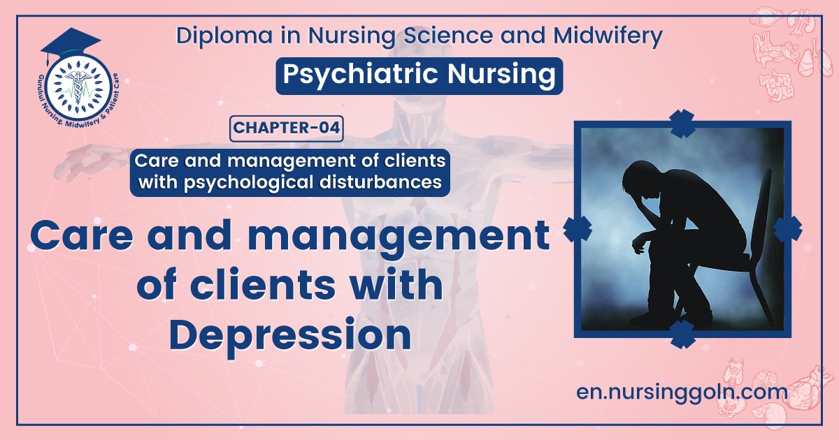 Care and management of clients with depression