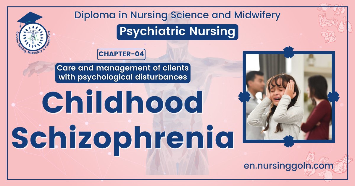 Childhood schizophrenia | CHAPTER 4 | Psychiatric nursing
