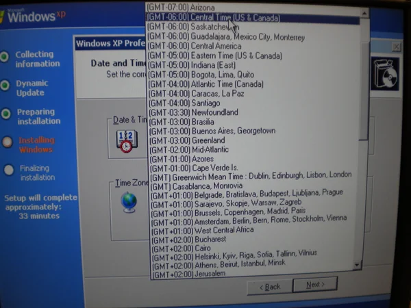 Choosing Your Time Zone