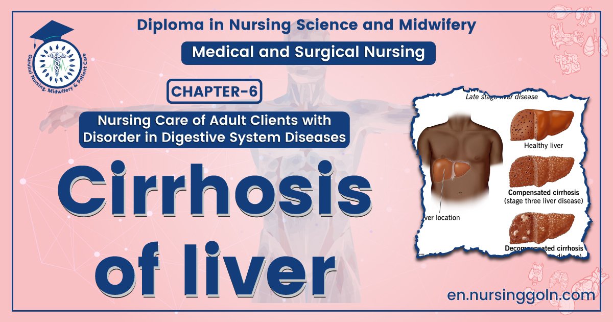 Cirrhosis of liver | CHAPTER-6 | Medical and Surgical Nursing