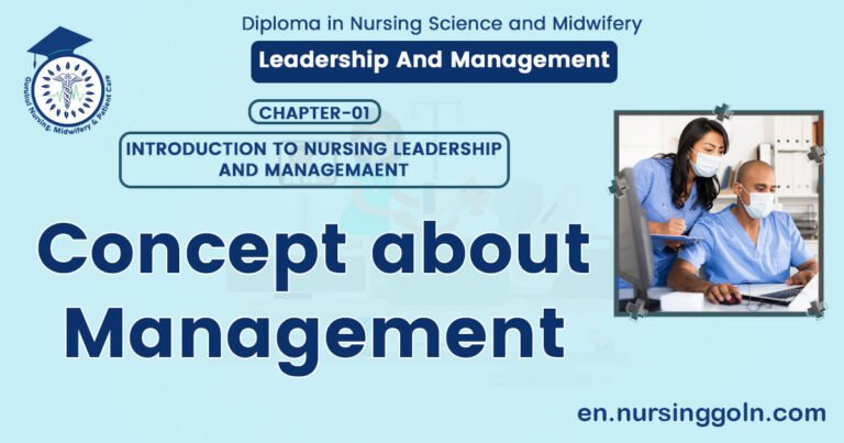 Concept about Management | CHAPTER 1 | Leadership And Management