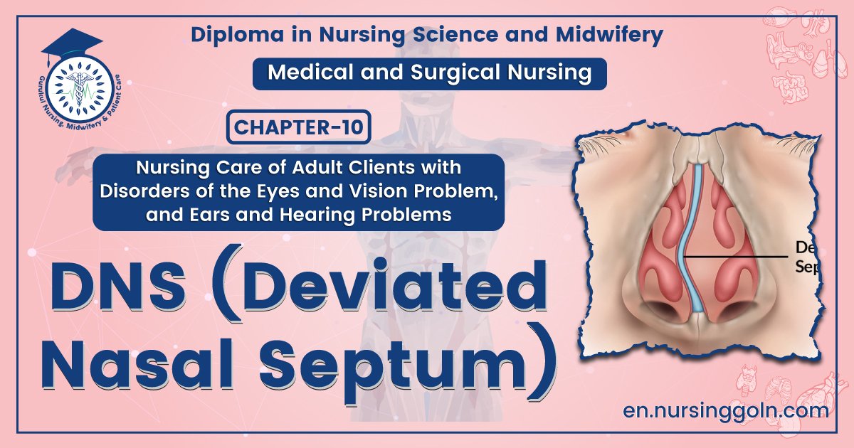 DNS ( Deviated Nasal Septum ) | CHAPTER-10 | Medical and Surgical Nursing