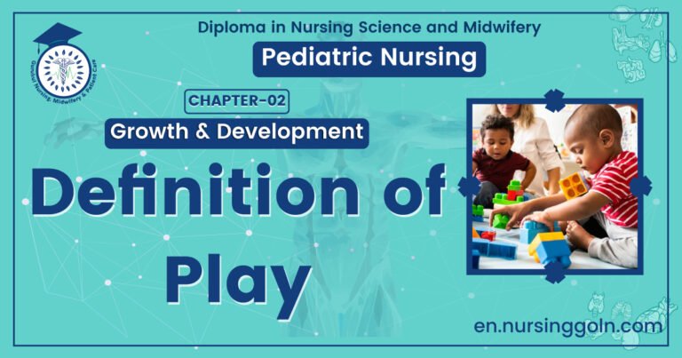 Definition of Play | CHAPTER 2 | Pediatric Nursing