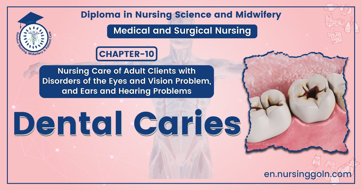 Dental caries | CHAPTER-10 | Medical and Surgical Nursing