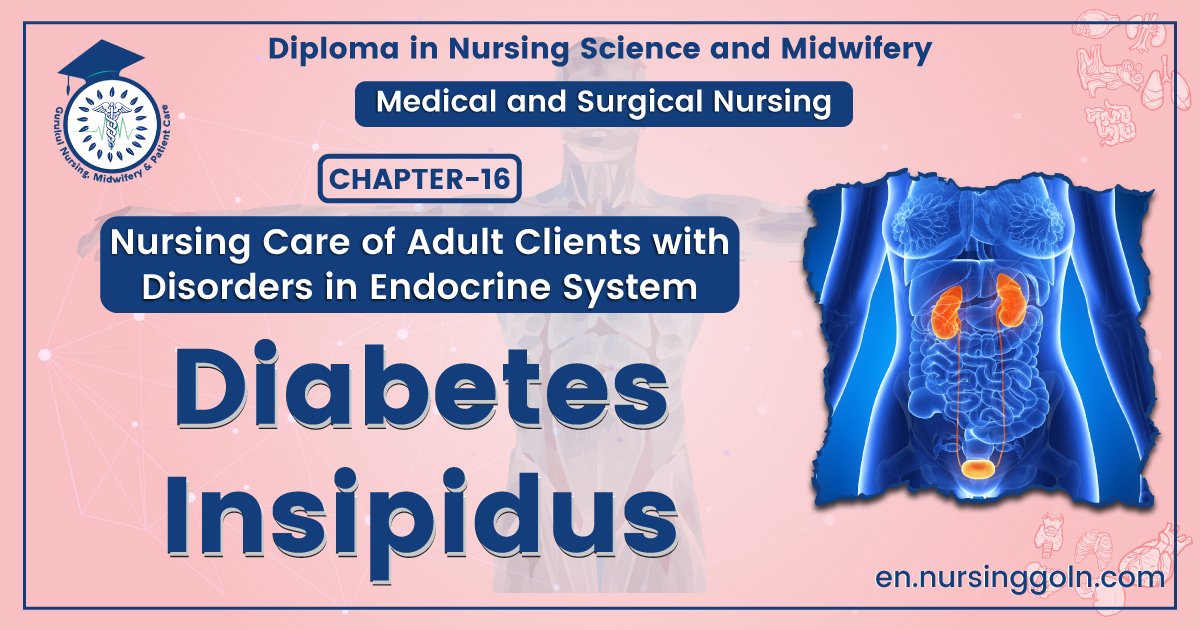 Diabetes Insipidus | CHAPTER-16 | Medical and Surgical Nursing