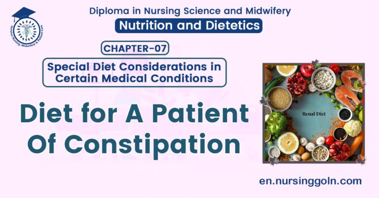 Diet for A Patient Of Constipation