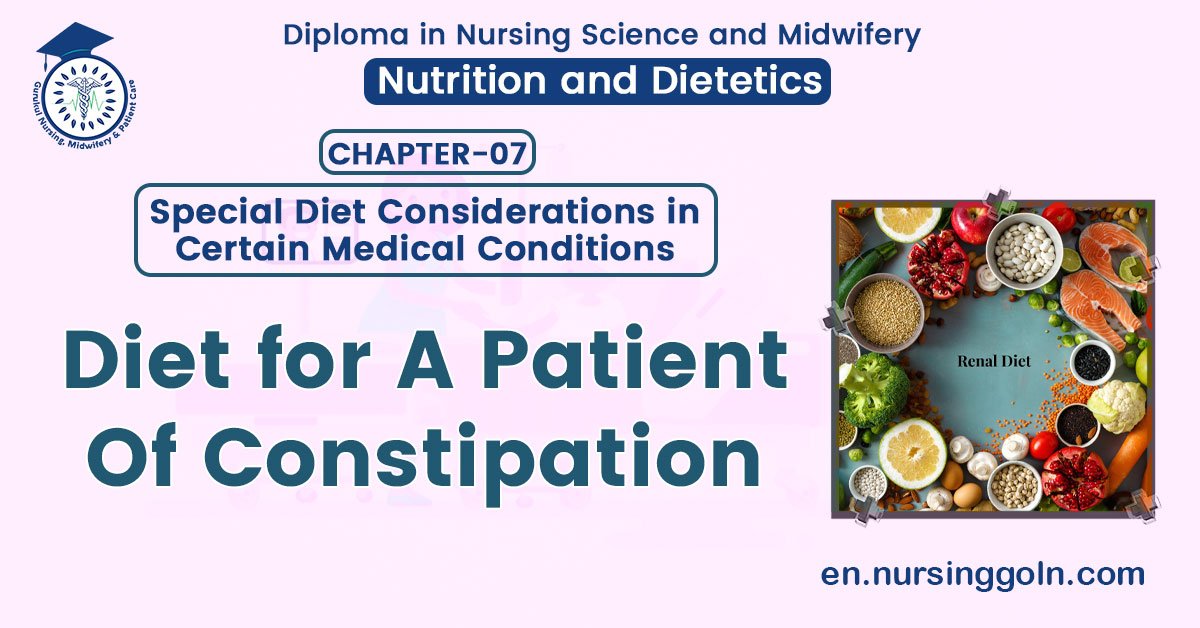 Diet for A Patient Of Constipation