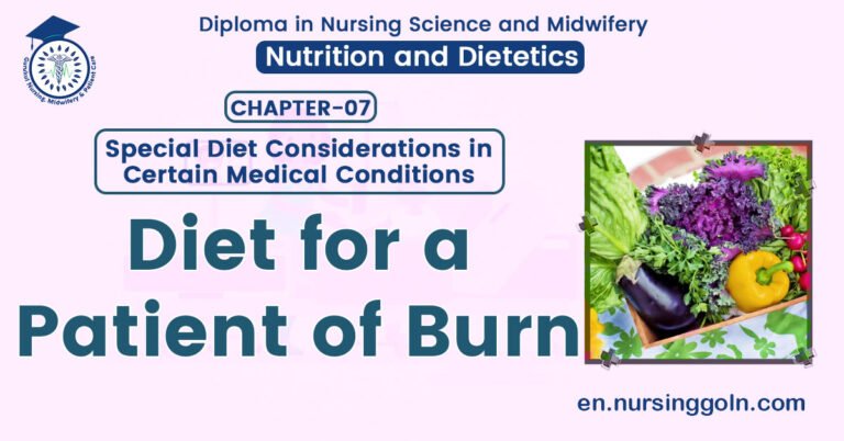 Diet for a Patient of Burn