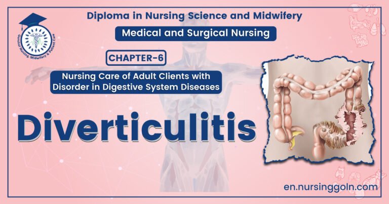 Definition of Diverticulitis | CHAPTER-6 | Medical and Surgical Nursing