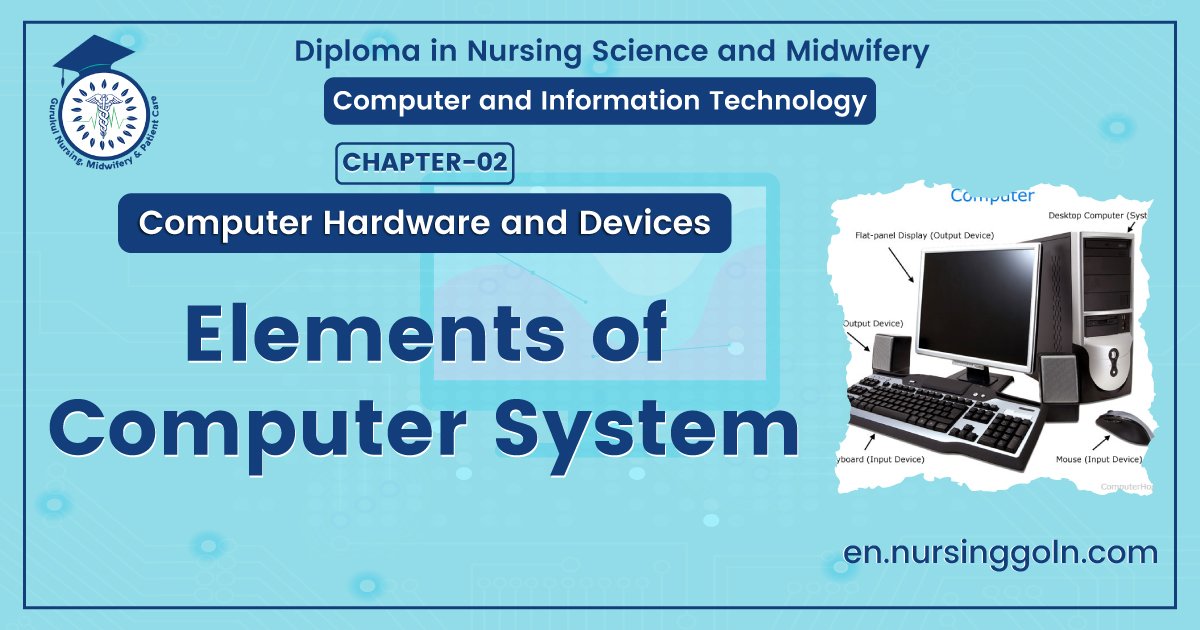 Elements of computer system | CHAPTER 2 | Computer and Information ...