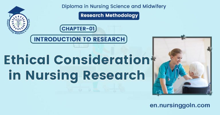 Ethical consideration in Nursing research
