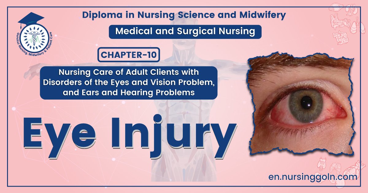 Eye injury | CHAPTER-10 | Medical and Surgical Nursing