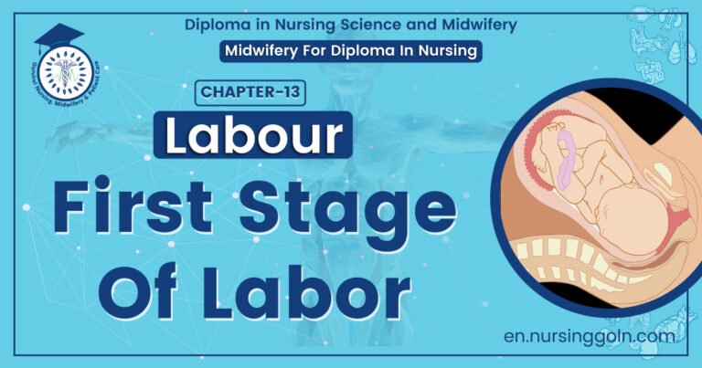 First Stage Of Labor | Chapter 13 | Midwifery For Diploma In Nursing