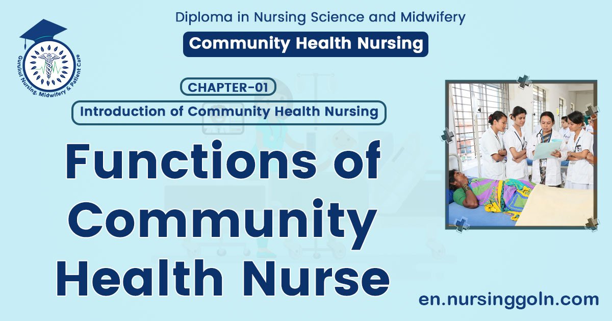 Functions of community health nurse