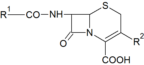 General Structure of Cephalosporins