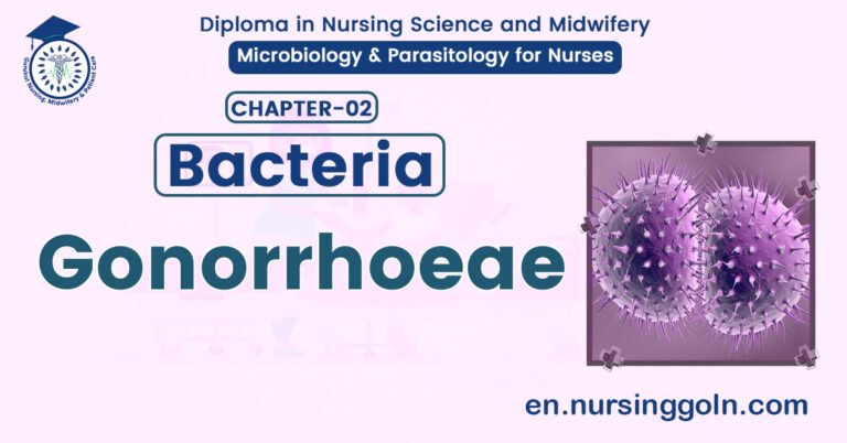 Neissería Gonorrhoeae | CHAPTER 2 | Microbiology & Parasitology for Nurses