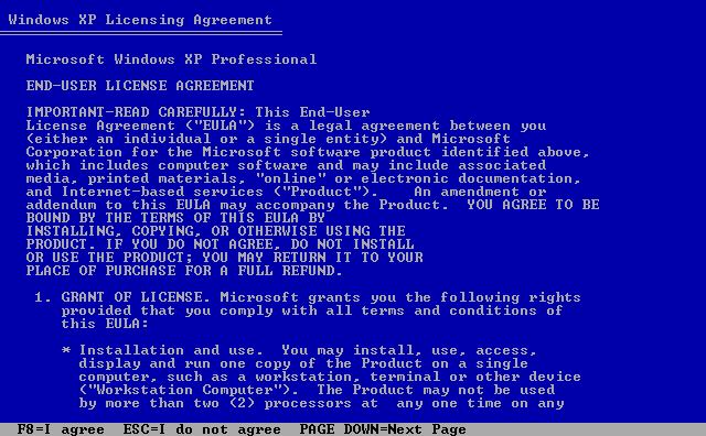 Licensing Agreement and Begin Setup