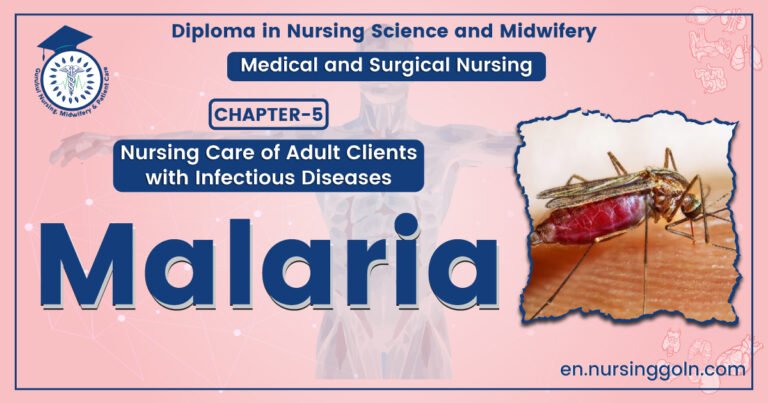 Definition of Malaria। chapter 5। Medical and Surgical Nursing