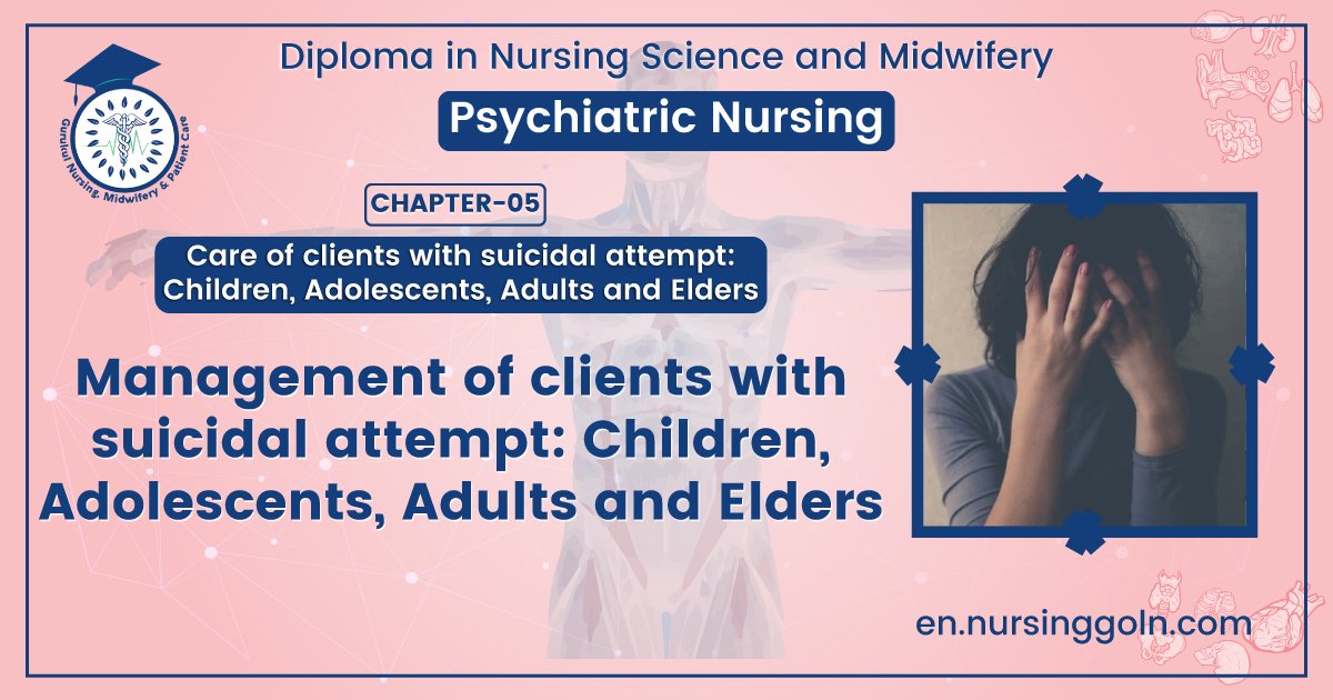 Management of clients with suicidal attempt