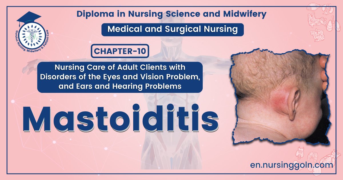 Definition of Mastoiditis | CHAPTER-10 | Medical and Surgical Nursing
