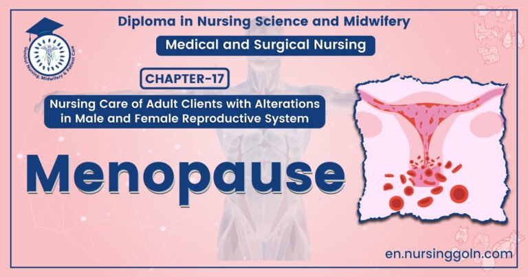 Concept of Menopause | CHAPTER-17 | Medical and Surgical Nursing