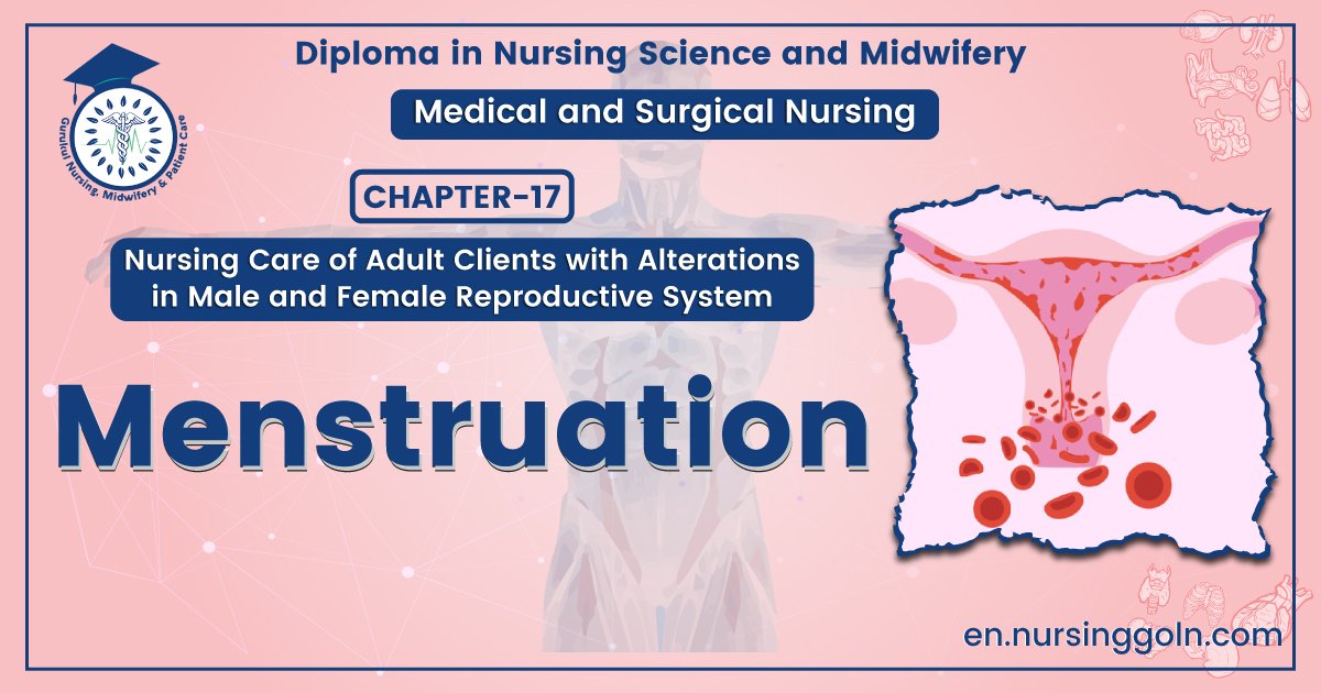 Concept of Menstruation | CHAPTER-17 | Medical and Surgical Nursing