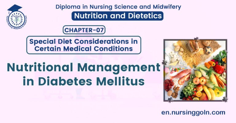 Nutritional Management in Diabetes Mellitus