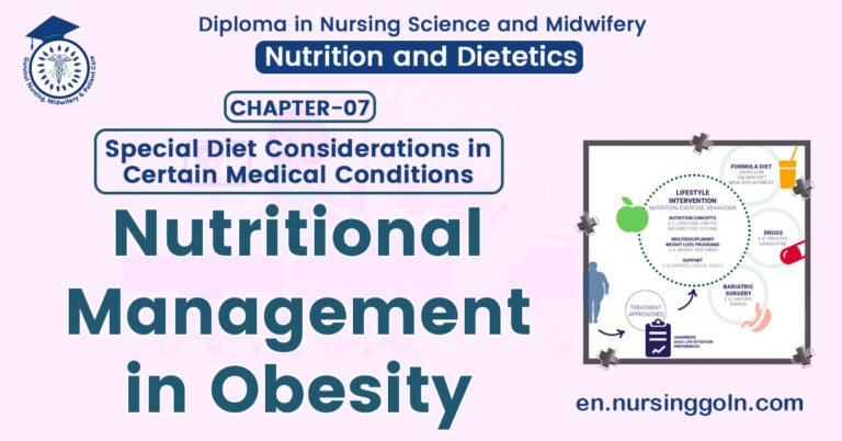 Nutritional Management in Obesity