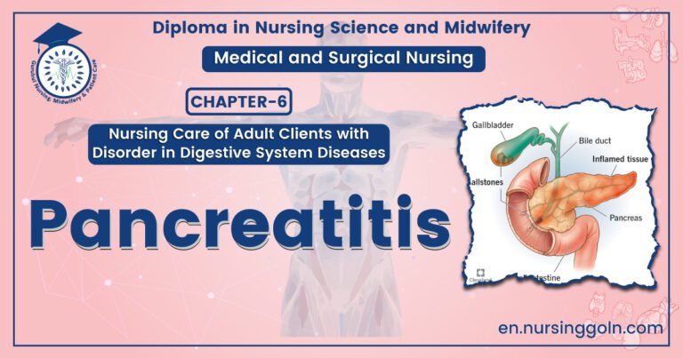 Definition of Pancreatitis | CHAPTER-6 | Medical and Surgical Nursing