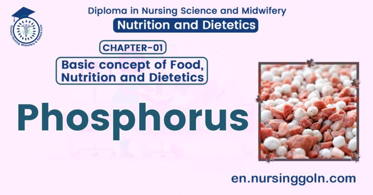 Concept about Phosphorus | CHAPTER 1 | Nutrition and Dietetics