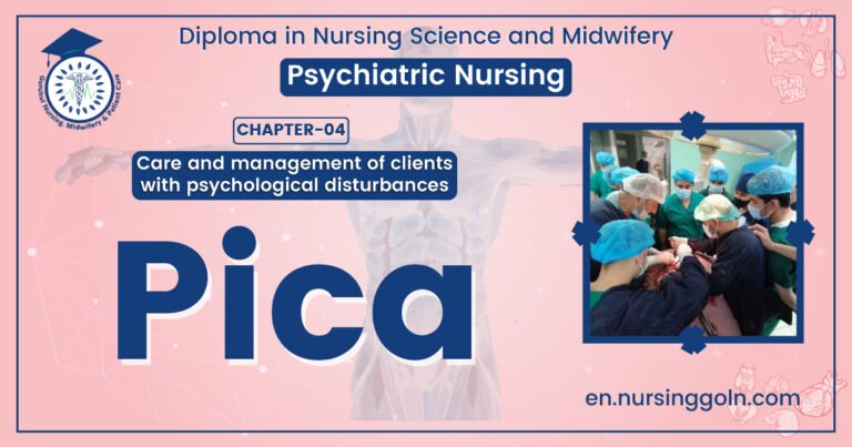 Concept about Pica | CHAPTER 4 | Psychiatric nursing