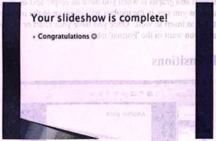 Play the Presentation