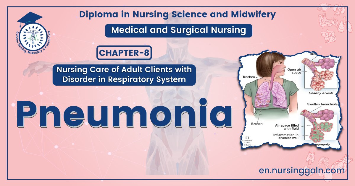 Medical Definition of Pneumonia | CHAPTER-8 | Medical and Surgical Nursing