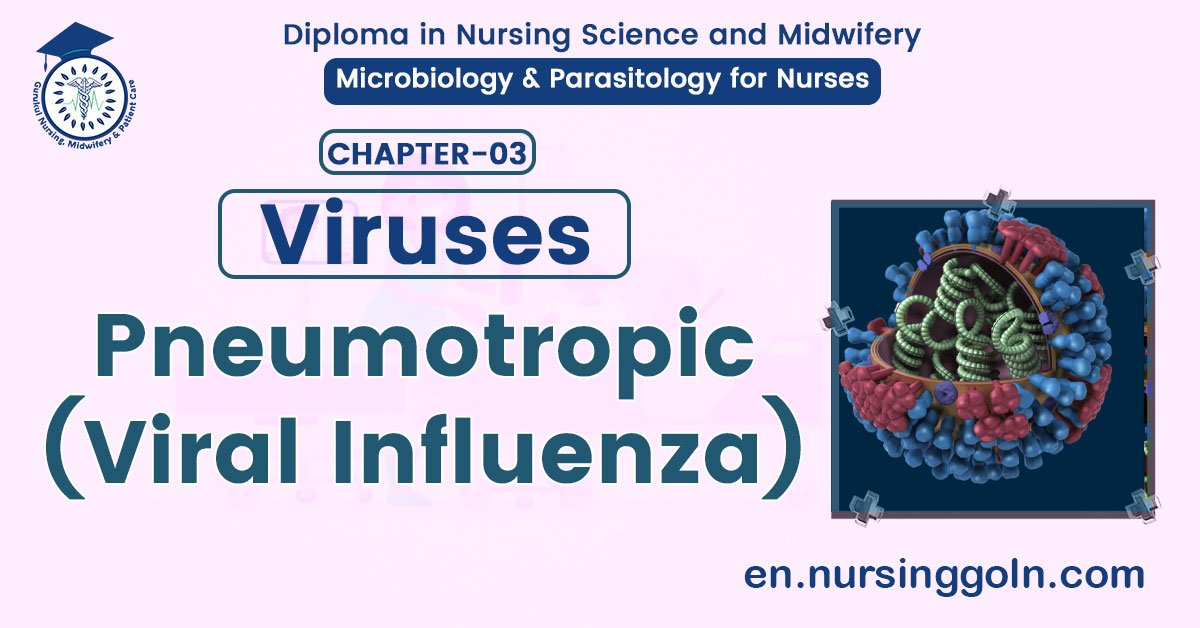 Pneumotropic (Viral Influenza) | CHAPTER 3 | Microbiology & Parasitology for Nurses