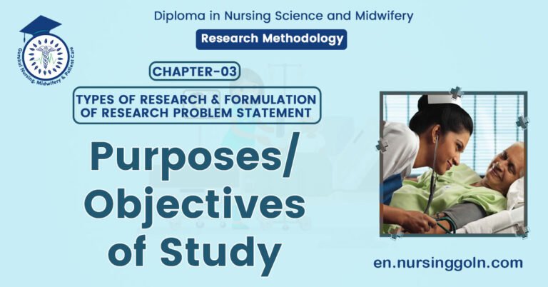 Purposes/ Objectives of Study