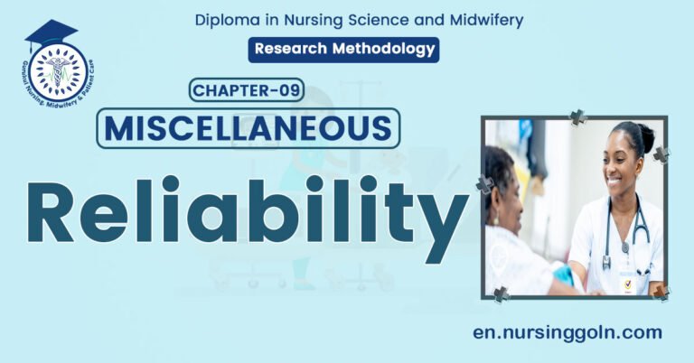 Concept of Reliability